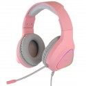 Fone De Ouvido Headset Gamer Chroma Usb 7.1 Rgb Rosa - Gh804